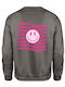 Kinder-Sweatshirt Dunkelgrau Mottofdg100