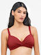 Burgundy Bikini Top