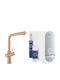 Grohe Home L-Ausziehbare Küchenarmatur Wand Silber