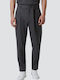 Elastic Trousers in Regular Fit Black