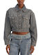 Damen Jean Jacken Denim Leicht