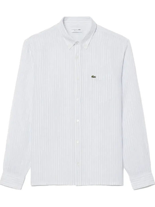 Lacoste Langärmeliges Leinenhemd in Normale Pas...