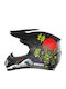 Kamikaze Full Face Mountain Bicycle Helmet Black