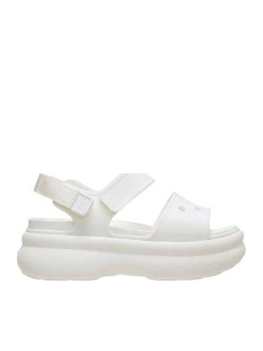 Crocs Γυναικεία Σανδάλια Λευκά
