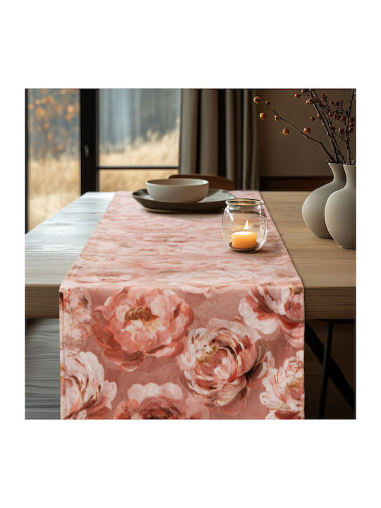 Beauty Home Runner Catifea Romantic Peony Dream 32x250cm