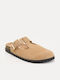 Steve Madden Women's Leather Clogs Beige