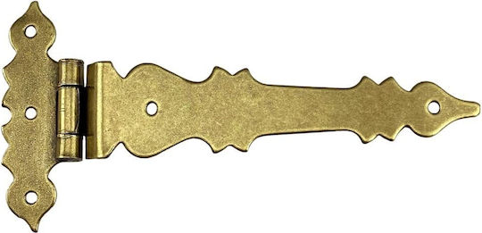 Hinge External Rebated Knee Herrajes Palencia 3135 Antique Brass 14.5x7cm