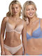 Sonia Lilac/Pink Bra for Plunge & Underwire