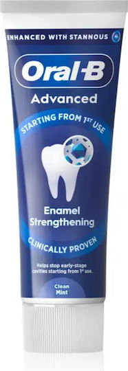 Oral-B Advanced Enamel Strengthening Паста за Зъби за Кухини и Плака 75ml