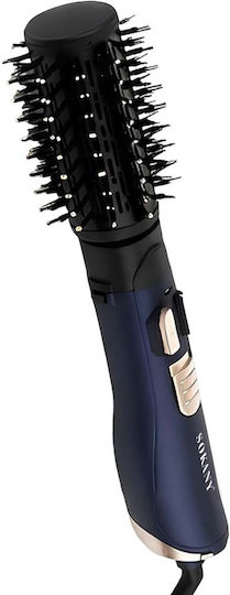 Sokany 1400w Hot Air Brush Interchangeable Attachments 360° Cord Night Blue
