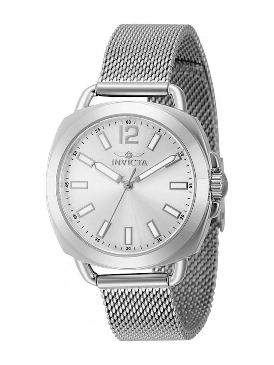 Invicta Wildflower Ceas Dama Cu Baterie Și Brățară Din Metal Invicta Wildflower Ceas Dama Cu Baterie Și Brățară Din Metal