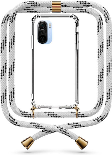 Θήκη Κινητού Διάφανη Κορδόνι White Grey Black Xiaomi Mi 11i
