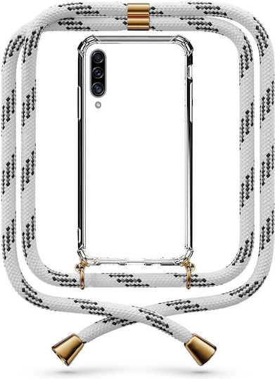 Калъф За Мобилен Телефон Прозрачен Каишка Бял Сив Черен Galaxy A30s