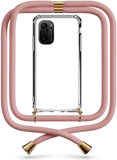 Θήκη Κινητού Διάφανη Κορδόνι Nude Xiaomi Poco F3