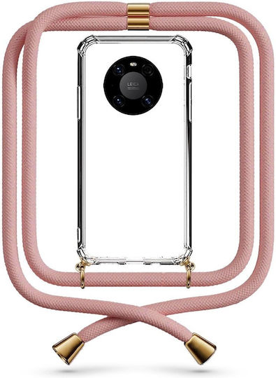 Θήκη Κινητού Διάφανη Κορδόνι Gold Huawei Mate 40