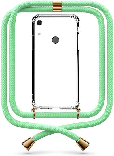 Θήκη Κινητού Διάφανη Κορδόνι Pistachio Green Huawei Y6s