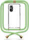 Θήκη Κινητού Διάφανη Κορδόνι Lime Green Honor 50