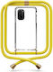 Θήκη Κινητού Διάφανη Κορδόνι Yellow Xiaomi Poco F3