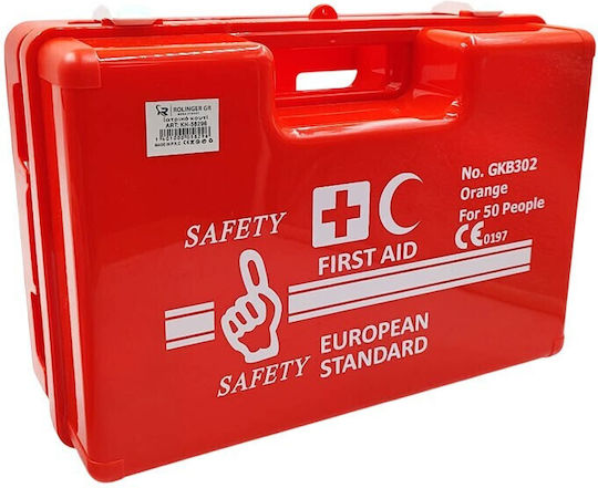 Plastic First Aid Box with Equipment