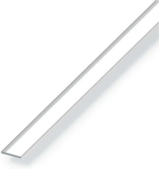 Flat Profile Aluminium Anodized 15 Mm 1 M Alfer Aluminium