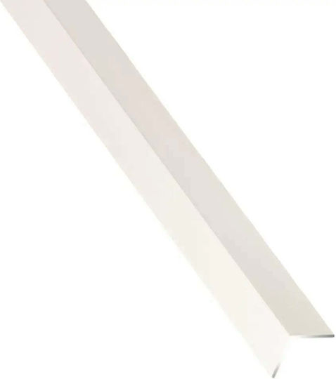 Pvc Angle Profile 19.5x19.5mm/1m White