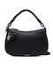 Fabric Women's Handbag Black