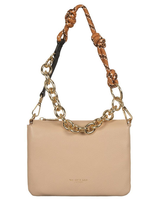 Leder Damen Schulter Handtasche / Handtasche Rosa