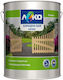Alkyd Paint Satin Dark Brown Color 2.5 L Leko Leko