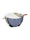 Excellent Houseware Μπωλ Σερβιρίσματος Στρογγυλό Κεραμικό με Διάμετρο 16εκ. 2τμχ