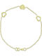 Ortaxidis Women's Bracelet with Heart Design in 14K Gold