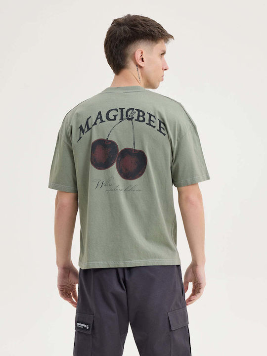 Magic Bee T-shirt Khaki 2607