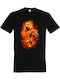 T-shirt Μαύρο