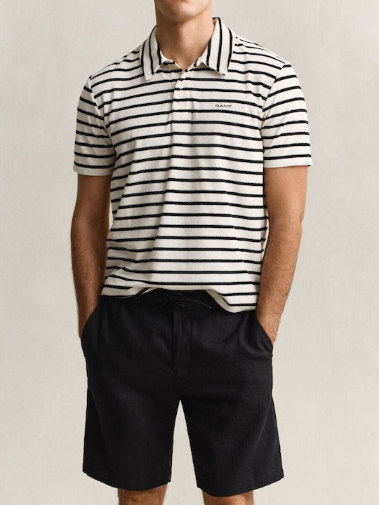 Gant Terry Polo Μπλούζα Κρεμ