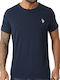 Bren Polo Short Sleeve Blouse Blue