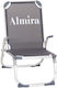 Aluminium Beach Chair Gray