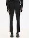 Herrenhose Schlank Passform Schwarz