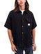 Short Sleeve Shirt In Regular Fit Black