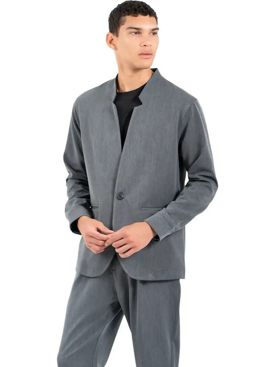 Vittorio Artist Men’s Suit Jacket Gray