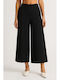 Women's Cotton Pantaloons in Regular Fit Black SC-Q8119-26TR-BLACK