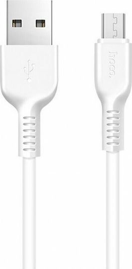 Remax Data Regular USB 2.0 to micro USB Cable Λευκό 1m 6957531145263 1τμχ