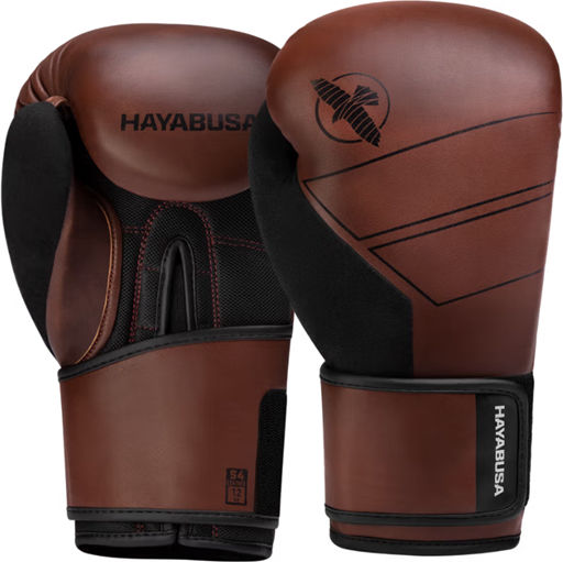 Hayabusa Γάντια Πυγμαχίας Δερμάτινα για Αγώνα Καφέ