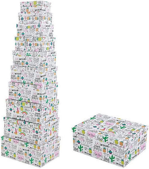 I-Total Gift Box with Unicorns Theme 31x13.5x23cm