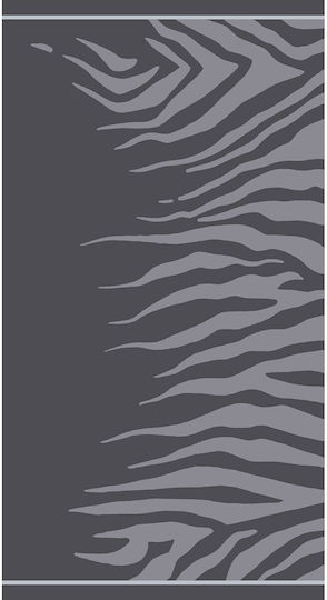 24home.gr Gray Beach Towel 160x86cm
