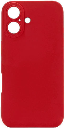 Back Cover Σιλικόνης Κόκκινο (iPhone 16)