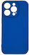 Back Cover Σιλικόνης Navy Μπλε (iPhone 16 Pro)