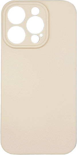 Back Cover Σιλικόνης Μπεζ (iPhone 16 Pro Max)