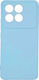 Silicone Light Blue Back Cover (Poco F6 Pro)