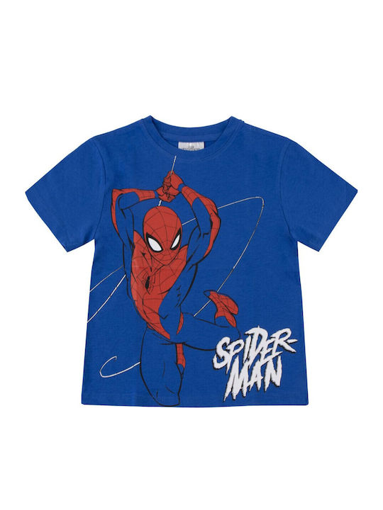 Spiderman Kids Top Blue
