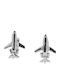 Ascot Cufflinks In Silver Colour