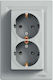Schneider Electric Asfora Double Power Socket
